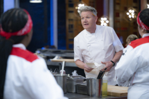 Gordon hosts the unscripted show, putting the contestants through a series of cooking challenges. (Photo provided by FOX Entertainment)
