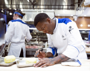 Every competing chef works hard showing their best culinary skills. (Photo provided by FOX Entertainment)