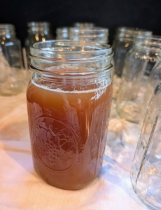 Pure, fresh apple cider made from crisp, sweet, organic fruits. It's well-worth all the effort.