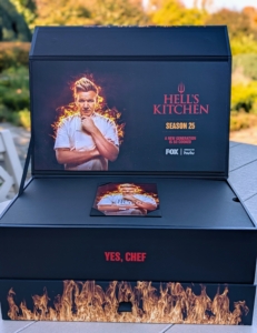 To celebrate this landmark 25th season, the show sent out cooking gift sets to various culinary celebrities.
