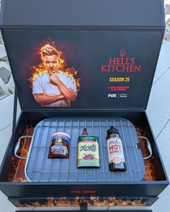 The set includes elements to create one's own fun and fiery dishes.