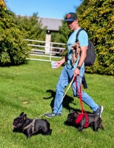 Sal, Luna Muna, and Half Moon walk back to my Winter House for a well-deserved nap. Dog training is a gradual process that requires repetition, consistency, trust, and patience. And so far, Half Moon, and Luna Muna, are doing great.
