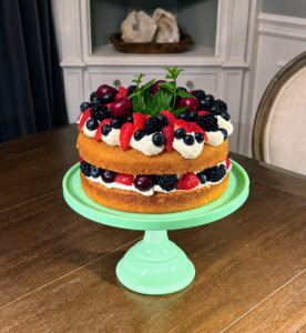 Anthony made this cake to celebrate this year's semiquincentennial, commemorating the signing of the Declaration of Independence 250 years ago.