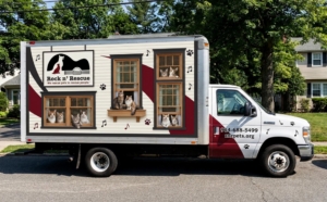 Rock N' Rescue is also preparing their therapy outreach truck, which should be operational in the new year. Rock N' Rescue hopes to take this truck to various area hospitals, college campuses, private companies etc. to offer therapy and stress relief, corporate team building.